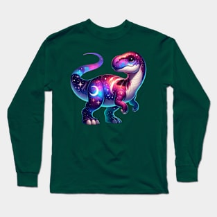 Cute Coloful Dinosaur Long Sleeve T-Shirt